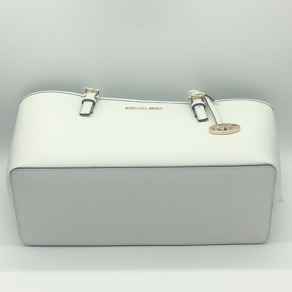 MICHAEL KORS MD CARRYALL TOTE OPTIC WHITE - Picture 7 of 8